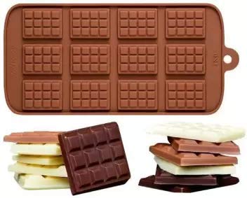 Dakshayanii Silicone Chocolate Mould | Mini Bar Choco Shape - Koshbazaar - 