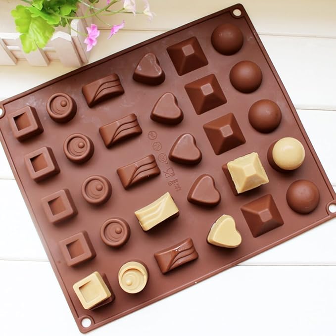 Dakshayanii Silicone Chocolate Mould| With 6 Design - Koshbazaar - 
