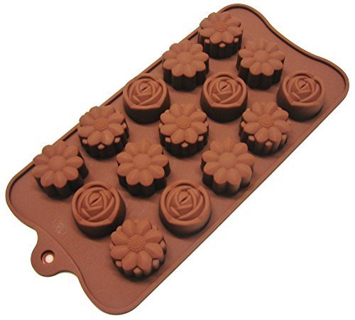Dakshayanii Silicone Flower Shape Chocolate Mould - Koshbazaar - 